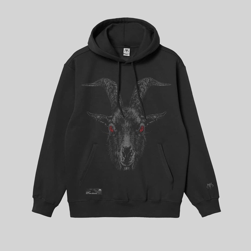 hoodie hitam ABIGAIL scars