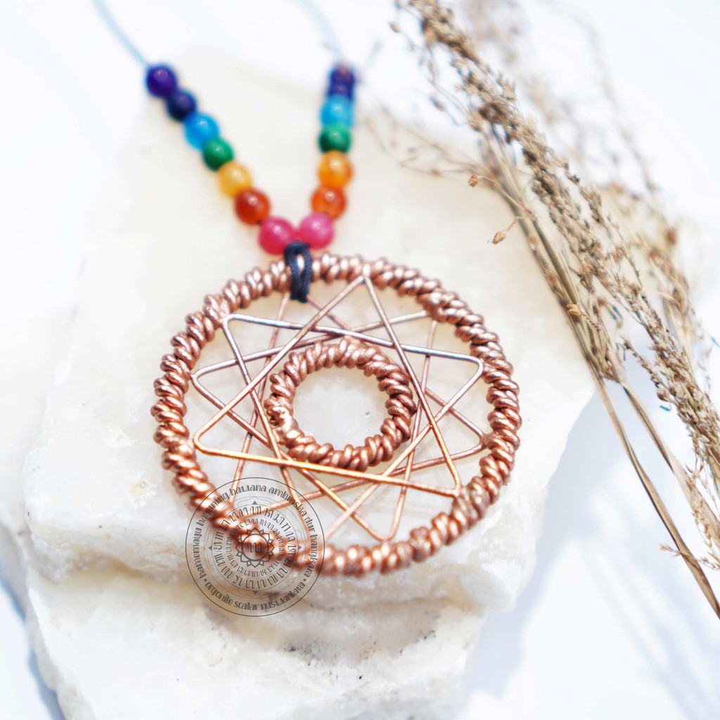 Hexagon Stars Tensor Ring’s Pendant - Science And Culture Heritage