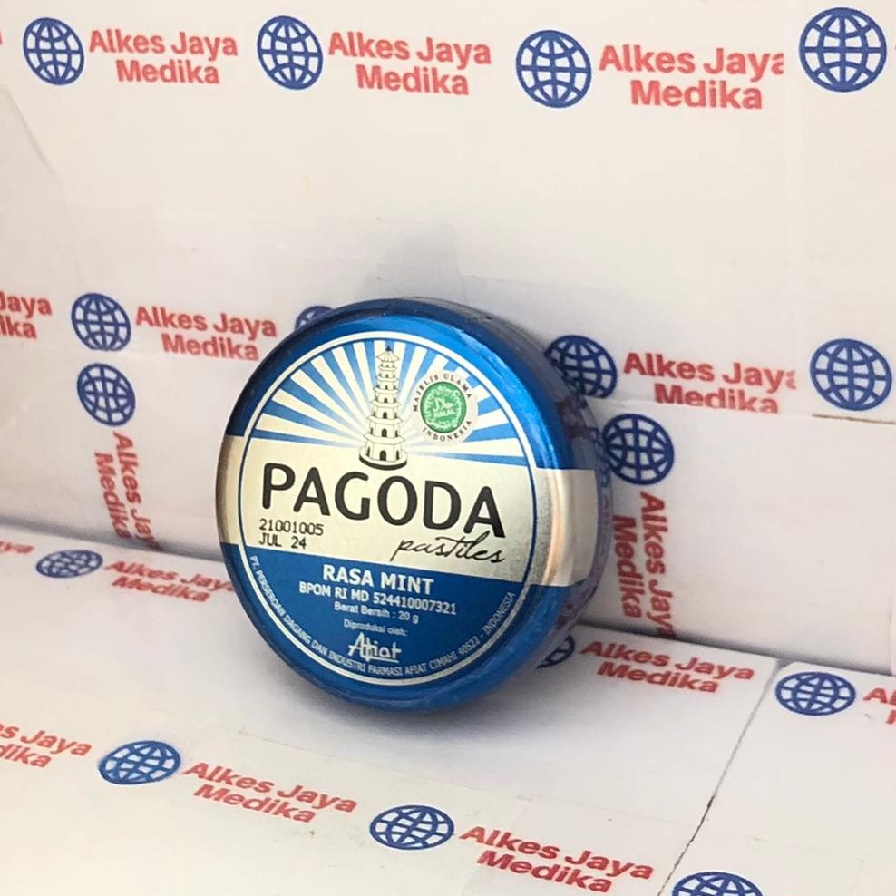 

Pagoda Pastiles Rasa Mint 20gr - Permen Pelega Tenggorokan