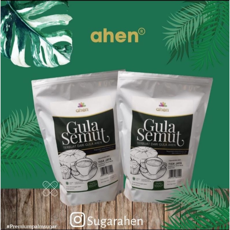 AHEN PALM SUGAR gula aren serbuk pouch 1 kg