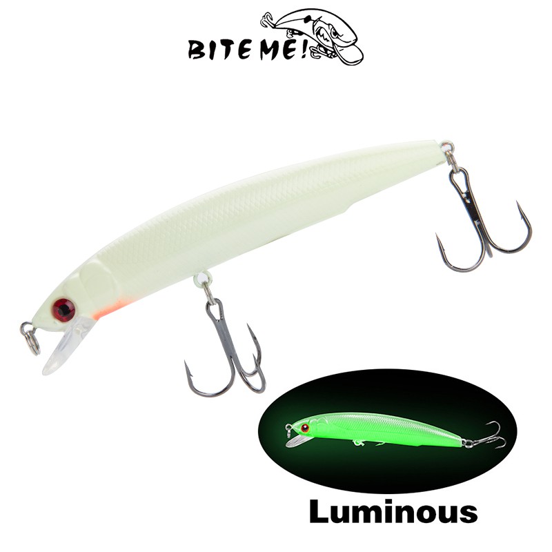 Alat Pancing Murah Kail Pancing Alat Pancing 17g/12cm Plastic Bait Umpan Pancing Buatan Umpan Ikan Heavy Sinking Minnow Umpan Mancing Umpan Pancing relix nusantara luminous Jig