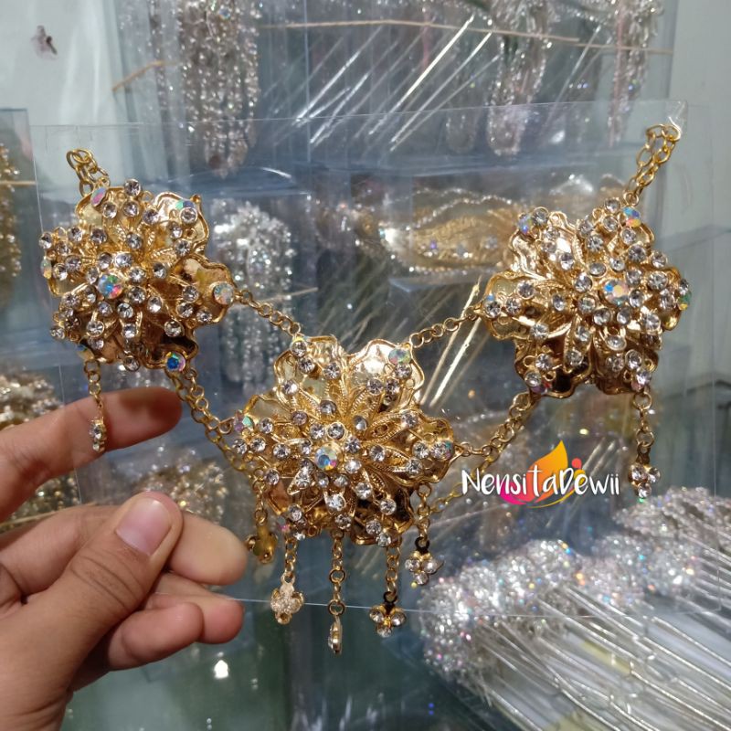 Kalung Pengantin Cantik / Motif Anggrek