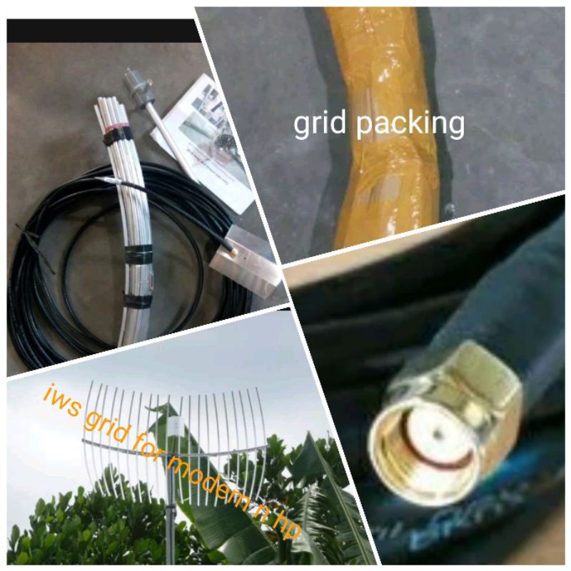 antena untuk modem dan hp grid iws menguatkan sinyal kabel 20m ujung kabel rpsma frek 1800-2300