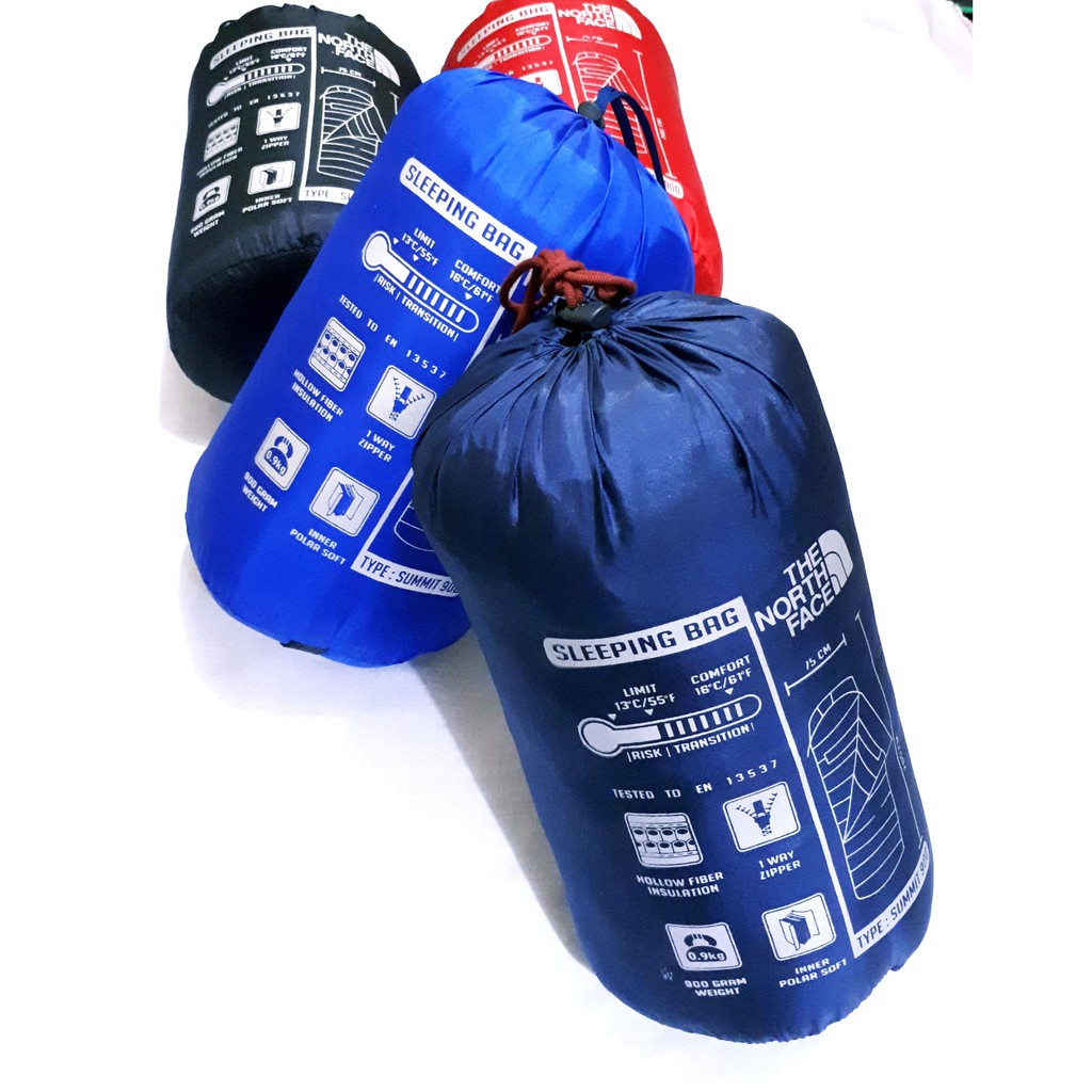 Sleeping Bag Polar Bulu SUPER | Dacron WATERPROOF | Bantal ~ Kantong Tidur Tebal