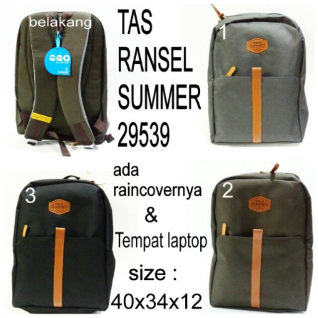 Tas ransel wanita summer 29539 tas backpack sekolah wanita murah