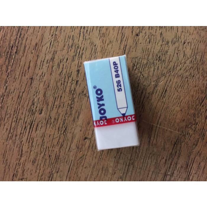 

TULIS-ALAT- PENGHAPUS PENSIL JOYKO B40 - PUTIH -ALAT-TULIS.