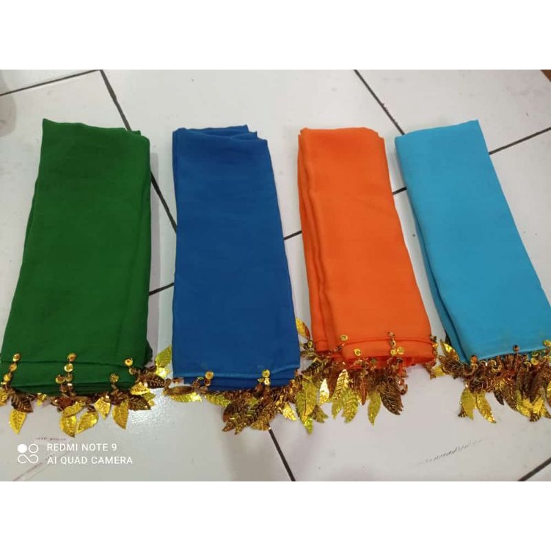 Sampur gombyok dewasa/anak slendang tari dewasa 2,5meter-5