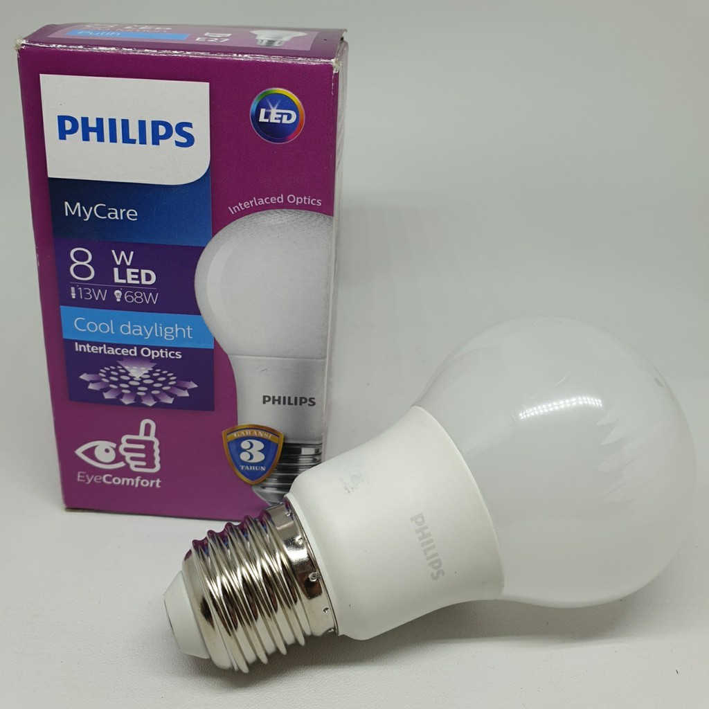 Lampu LED Bulb Philips MyCare 8W 8 Watt 8Watt My Care