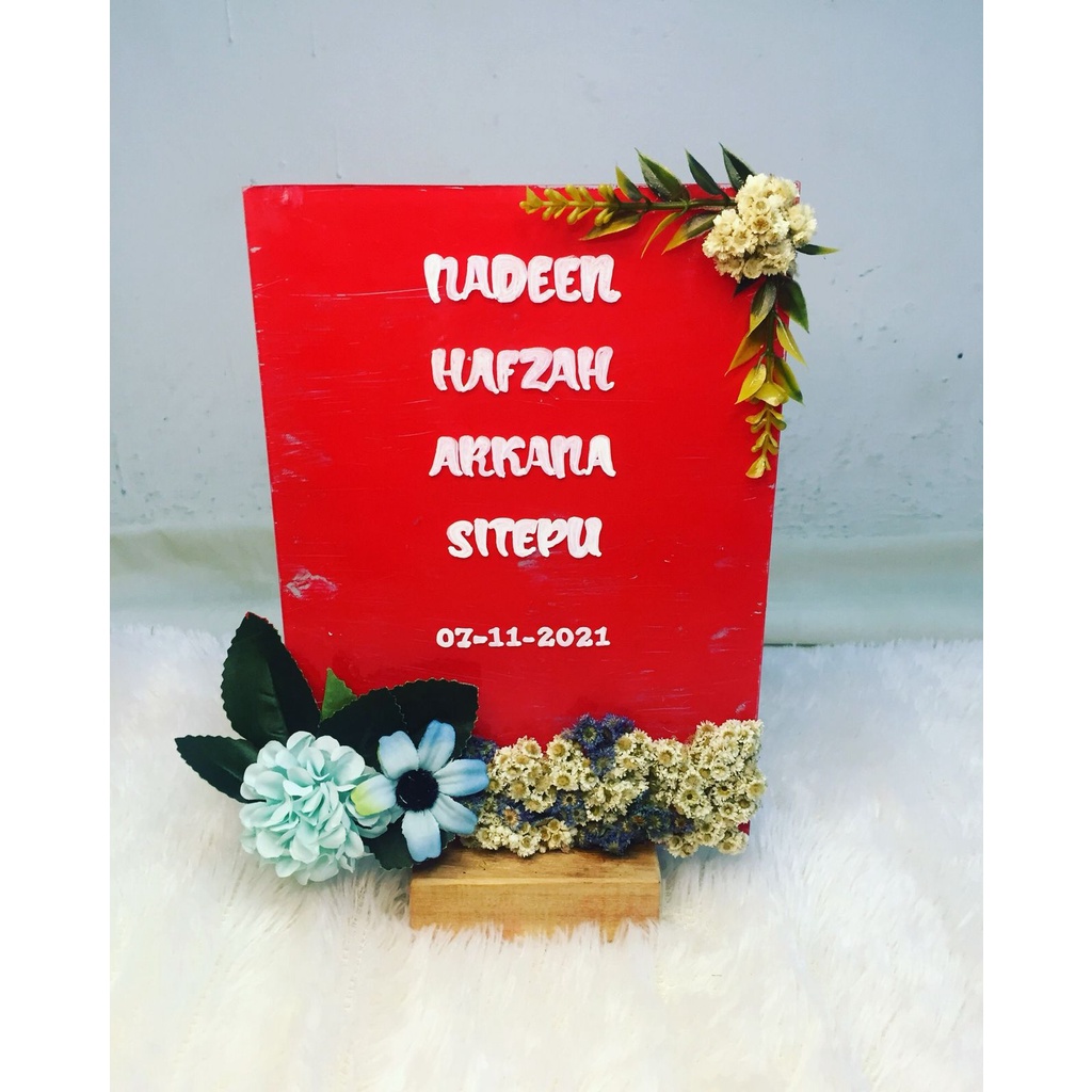 Akrilik lettering warna/akrilik custom/kado ultah