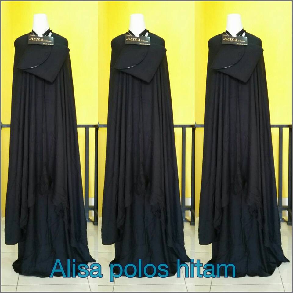 Mukena Bali | Mukena Jumbo | Mukena Polos Hitam