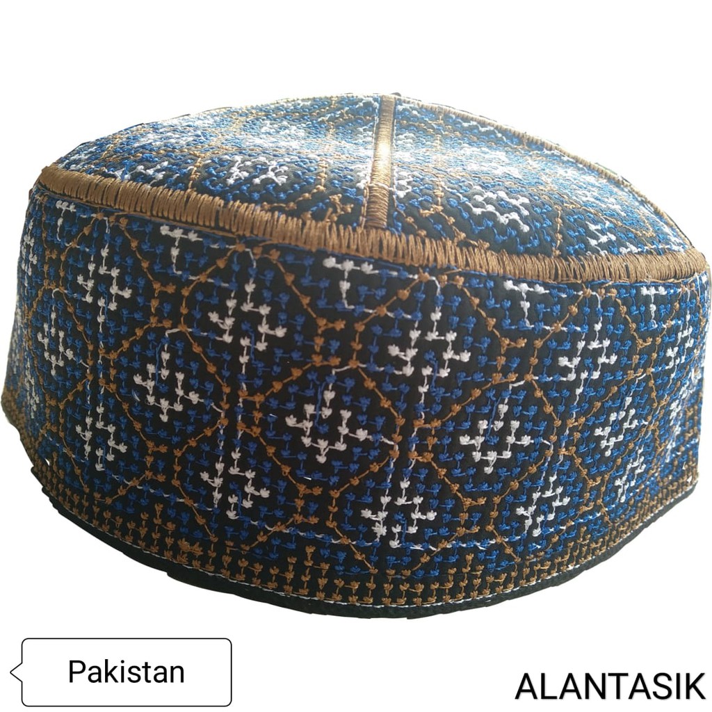 Alantasik - peci pakistan / kopiah bordir / kopeah tasik R.24