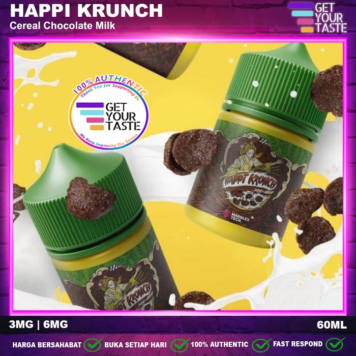 Liquid Happi Krunch 60ML Chocolate Cereal by Wise Juice x Ariffarisan