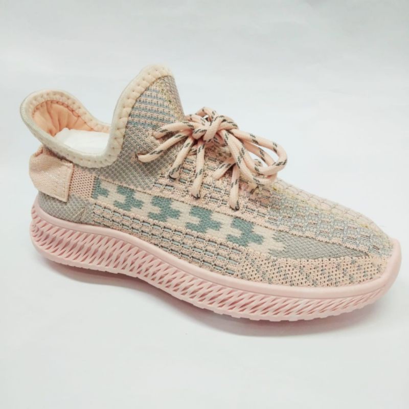 SNEAKERS WANITA TERBARU-Pink D18