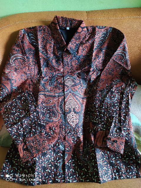 Kemeja Batik Pria Pranadipa Batik Solo Modern Kemeja Pria Lengan Panjang Ori By Raja Sakti