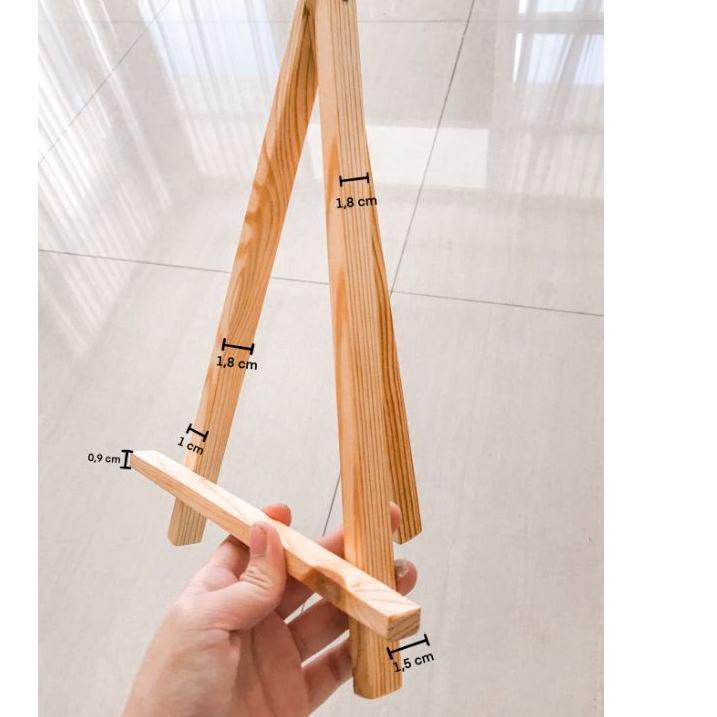 

LN0 Wooden Easel | Bypainters | 30x22Cm High Quality Easel, Thick, & Durable | Easel Kayu | Stand Lukis➫☮ (Kirim Sekarang)Ready stock ➫