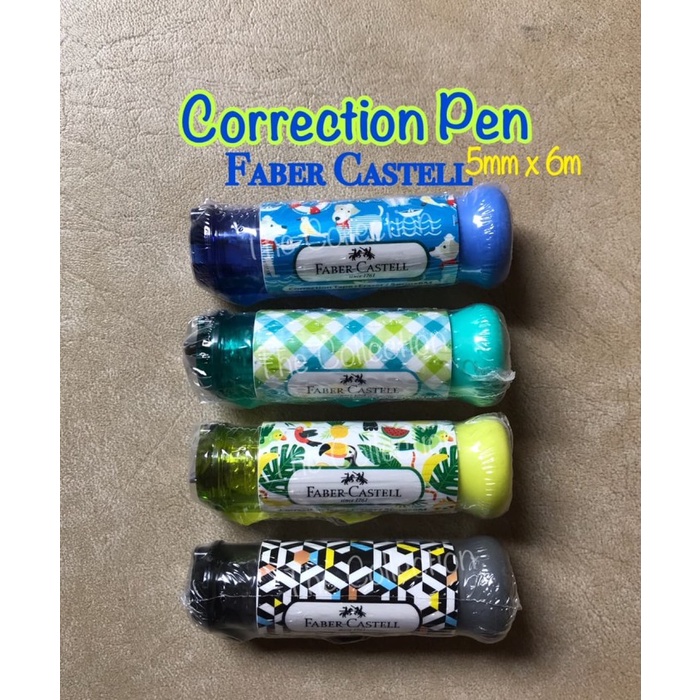 

Gilaa!!! Atk0558Fc Motif Qdr Correction Pen Tip Ex Faber Castell 5Mm X6M Tip-Ex Limited