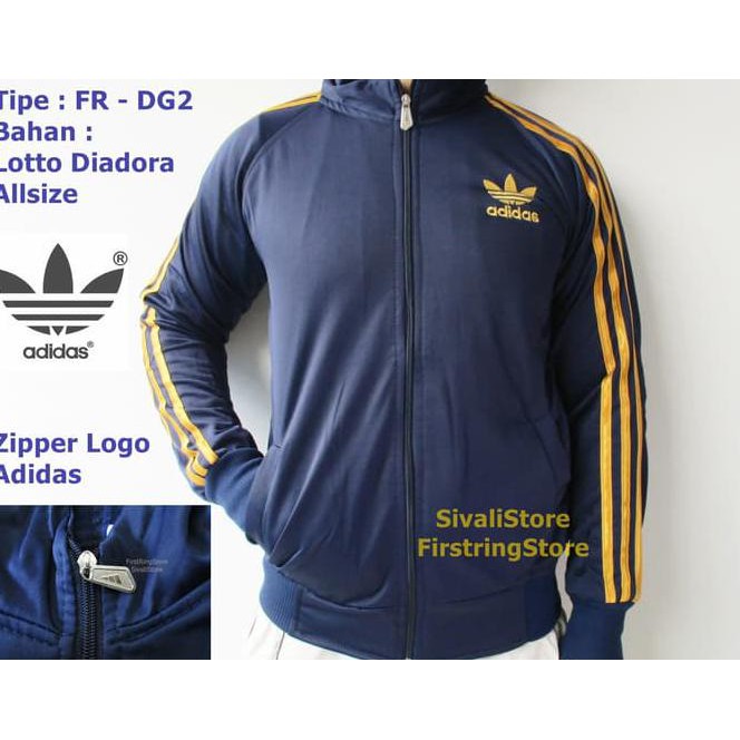 TOP PRODUK JAKET ADIDAS TRACKTOP / FIREBIRD STRIP GOLD TRAINING / MOTOR MURAH ,..,. . .