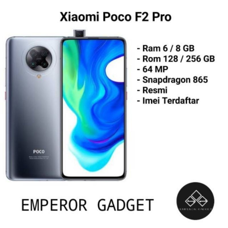 Xiaomi Poco F2 Pro Ram 8/256 Resmi Pocophone F2 Pro Imei