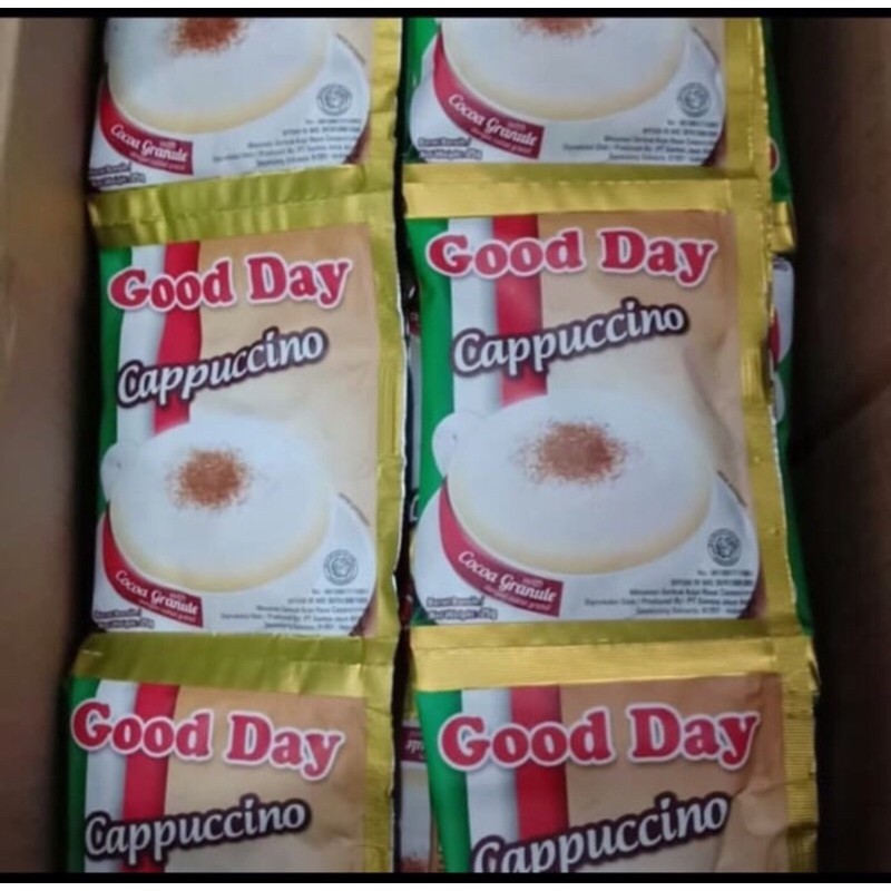 

GOOD DAY CAPPUCCINO SACHET ISI 10