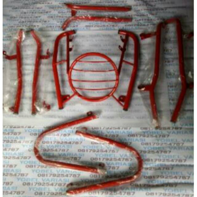 frame tubular pelindung body yamaha xride x ride 125