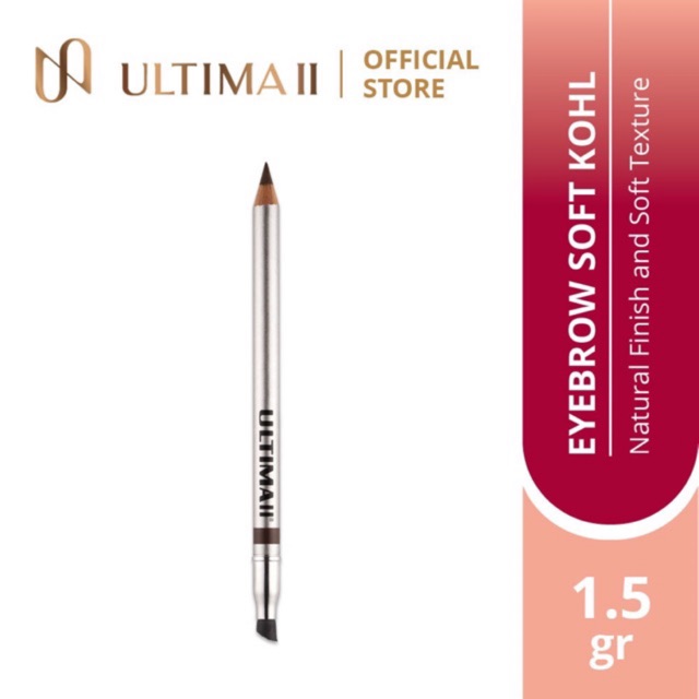Ultima Ii Soft Kohl Pencil With Sponge Blending-Tip
