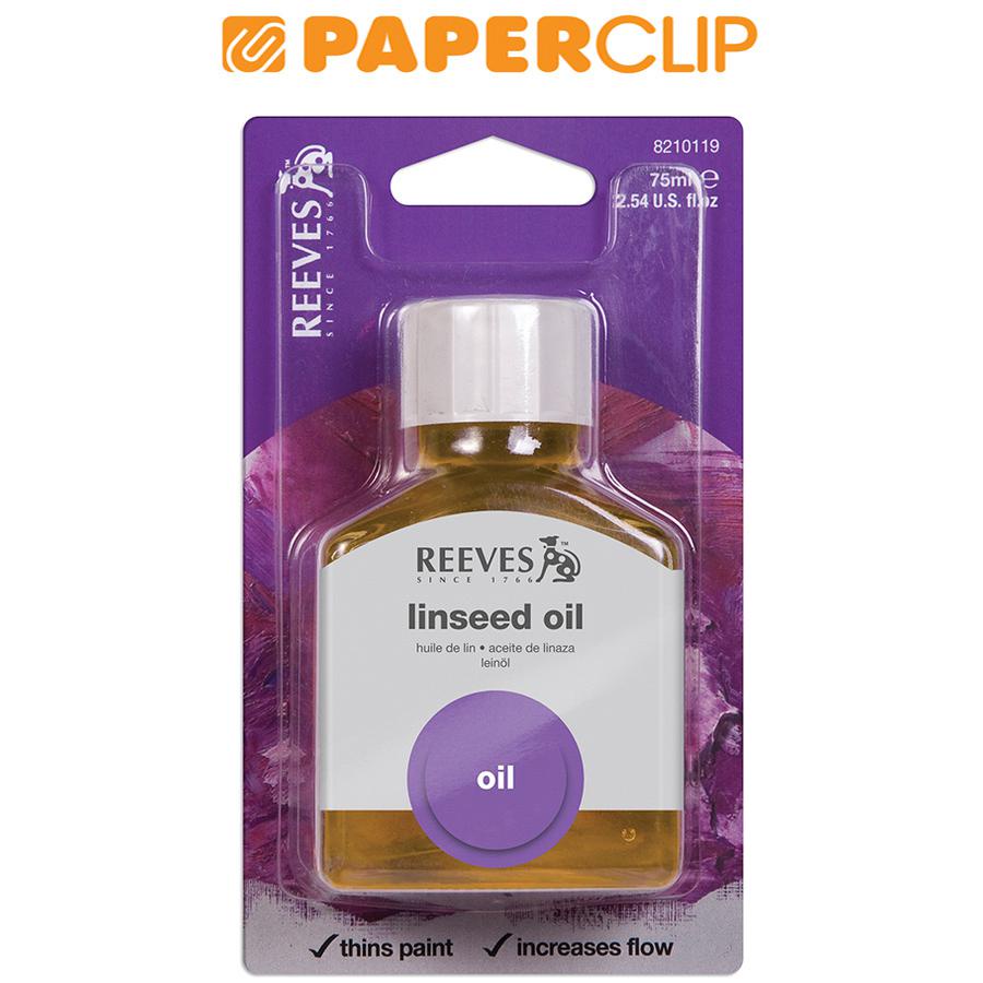 MEDIUM REEVES LINSEED OIL 75ML 8210119