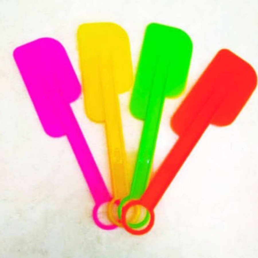 Solet plastik/Polesan Kue /Spatula Plastik/Souvenir Perkawinan/Solet Cabe