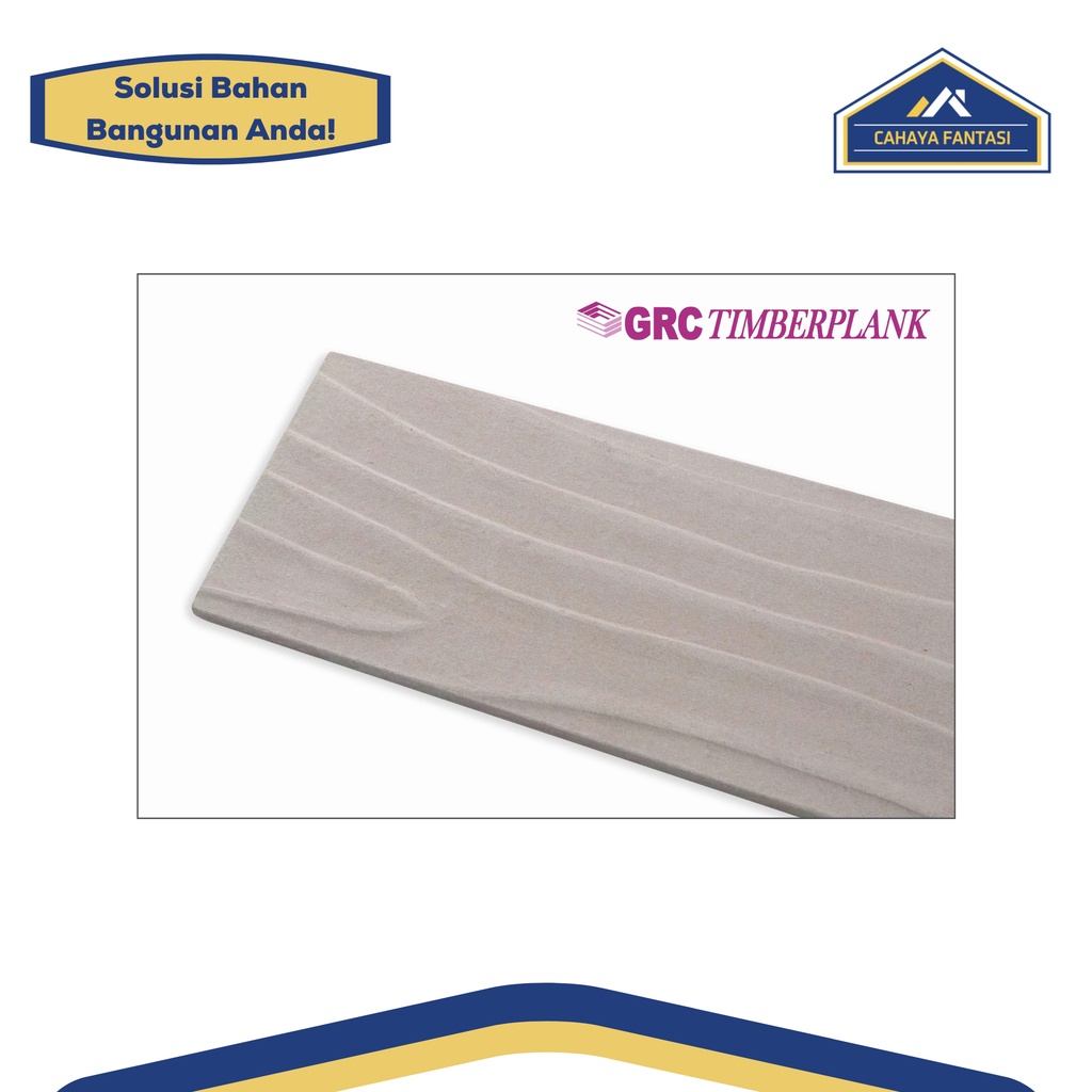 Lisplang GRC Urat Kayu / GRC Timberplank