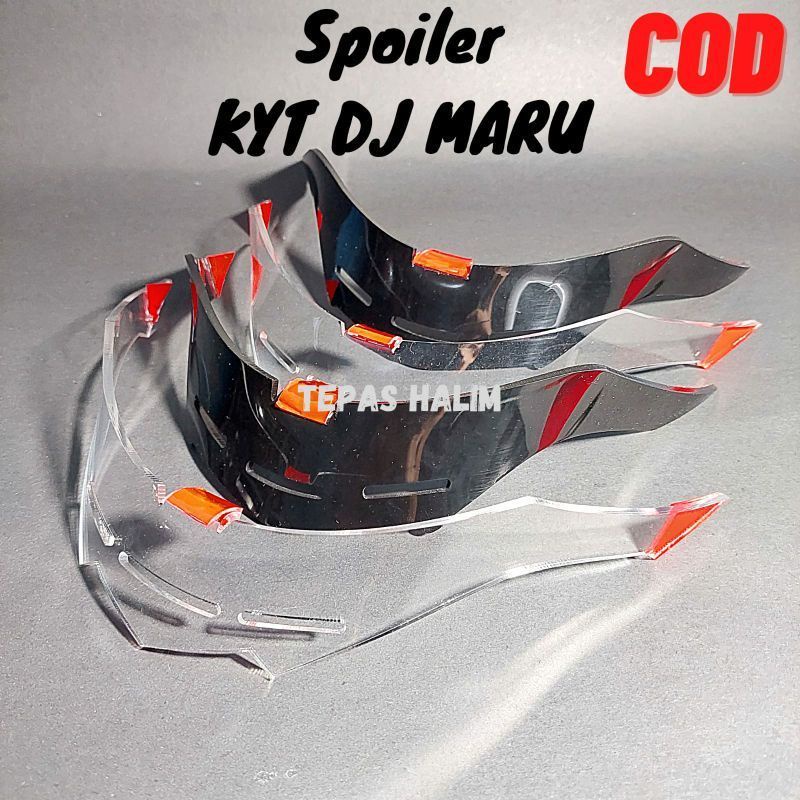 spoiler helm KYT DJ MARU / spoiler KYT DJ MARU / spoiler KYT DJ MARU / spoiler helm KYT DJ