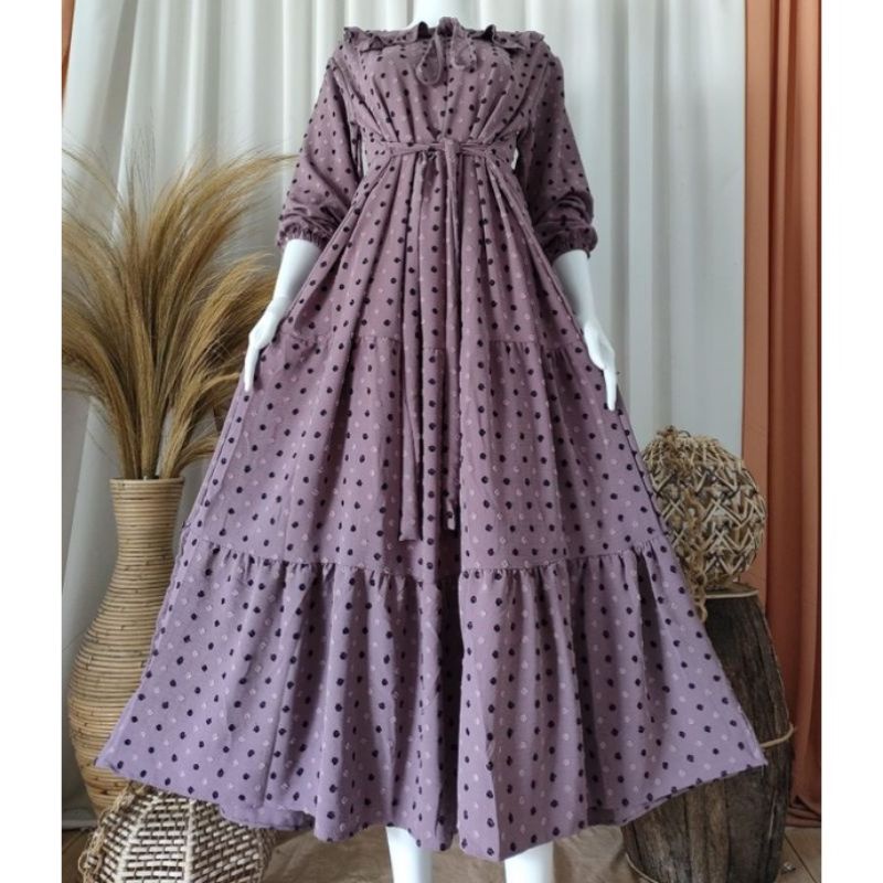 DRESS CRINGKLE URAGIRI TIMBUL/GAMIS CRINGKLE URAGIRI TERBARU