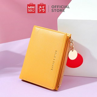 MINISO Dompet  Wanita Pendek Zipper Ritsleting Liontin 