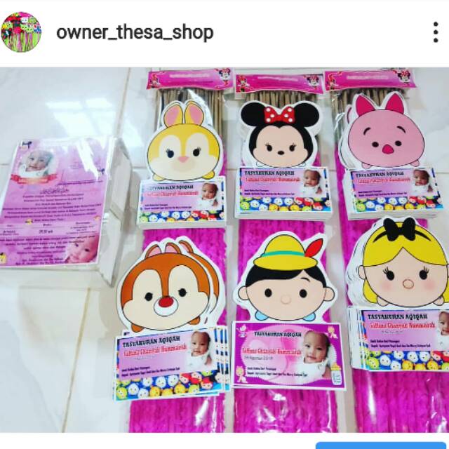 Bendera Aqiqah karakter