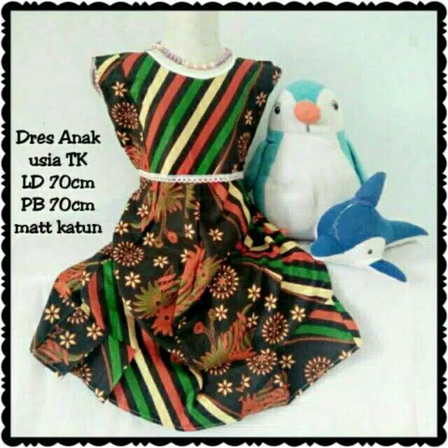 Termurah Dres Anak, Motif Batik, Batik Anak,  Batik Murah, Motif Random