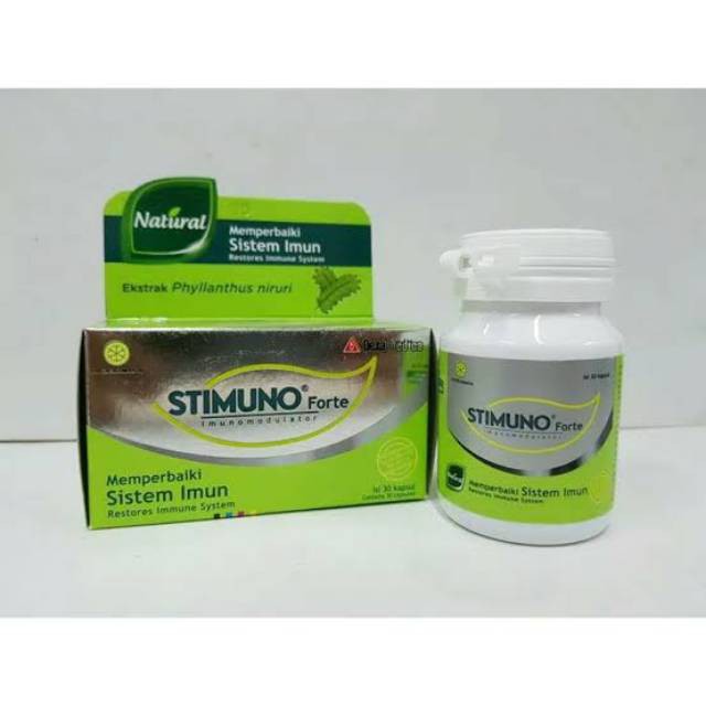 Stimuno Forte Kapsul Herbal Kesehatan Daya Tahan Tubuh