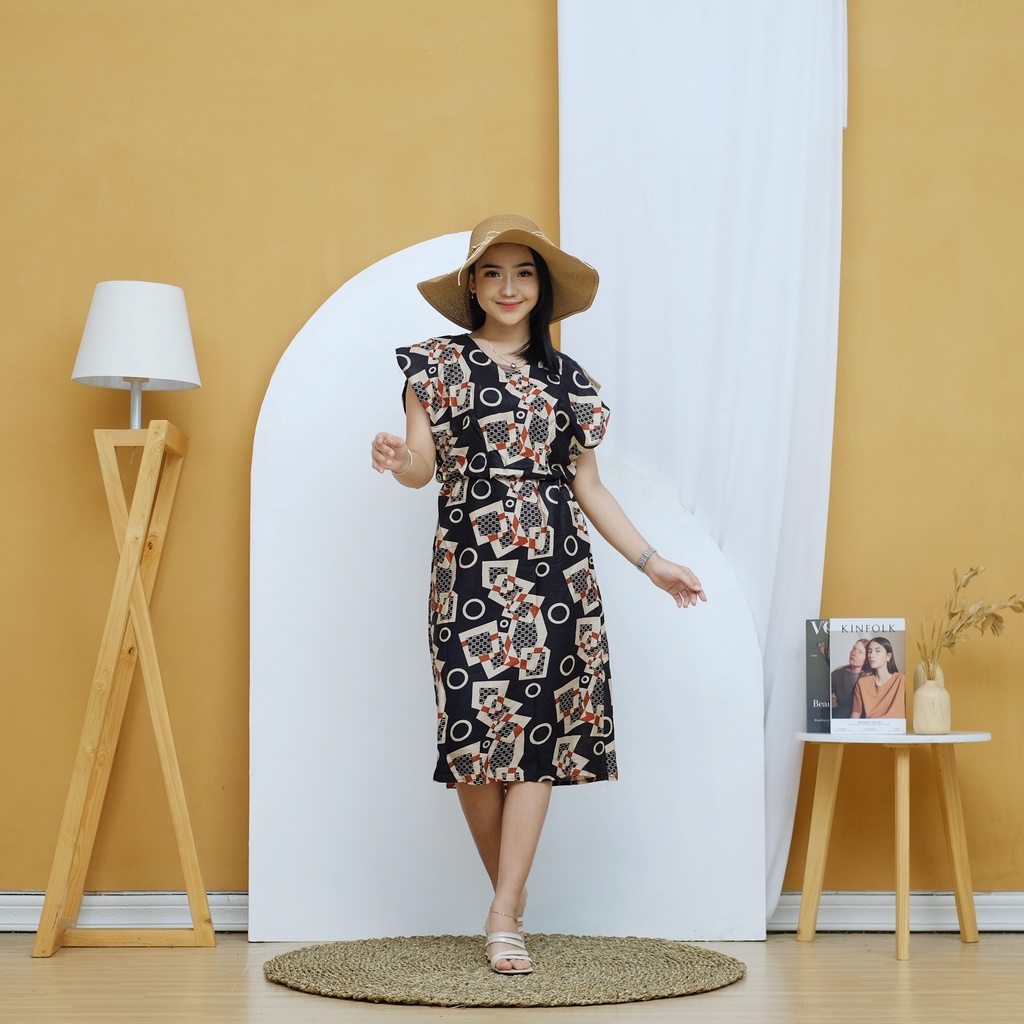 Daster Manohara Non Busui Motif Kekinian-Mano Butin