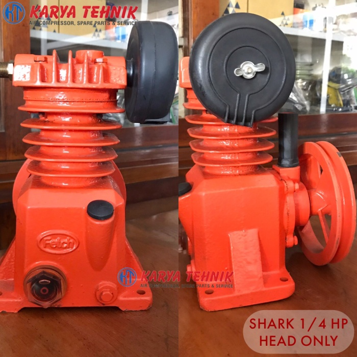 Kepala Kompresor Udara SHARK 1/4 HP