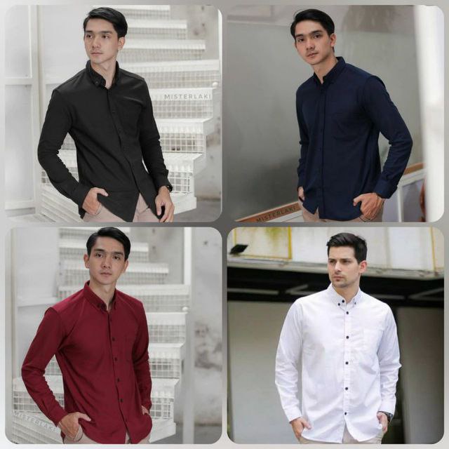 Kemeja Panjang / Kemeja Pria Polos / Kemeja Slimfit / Kemeja Lengan Panjang / Kemeja Formal / Kemeja Kantor