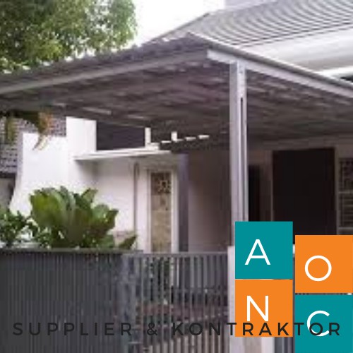 KANOPI BAJA RINGAN ATAP SPANDEK