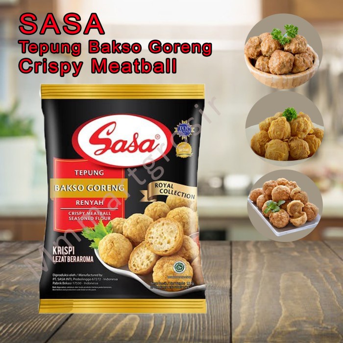 SASA Tepung Bumbu / SASA Bakso Goreng / SASA Bakwan / SASA ayam Goreng / SASA PISANG GORENG / TEPUNG KOBE / KOBE CRISPY / TEPUNG BUMBU KOBE