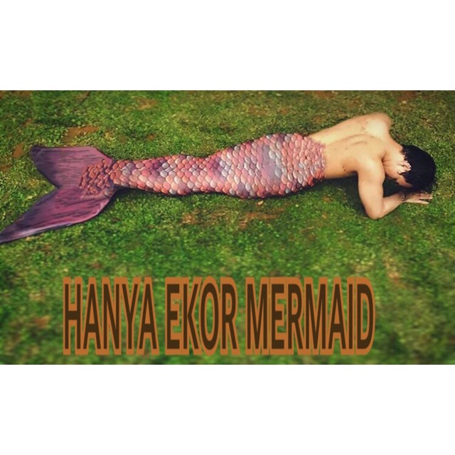 DEWASA Kostum Duyung Mermaid XXXL 55-75kg