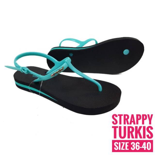  SANDAL  TALI  WANITA ANDO STRAPPY UKURAN 36 40 Shopee 