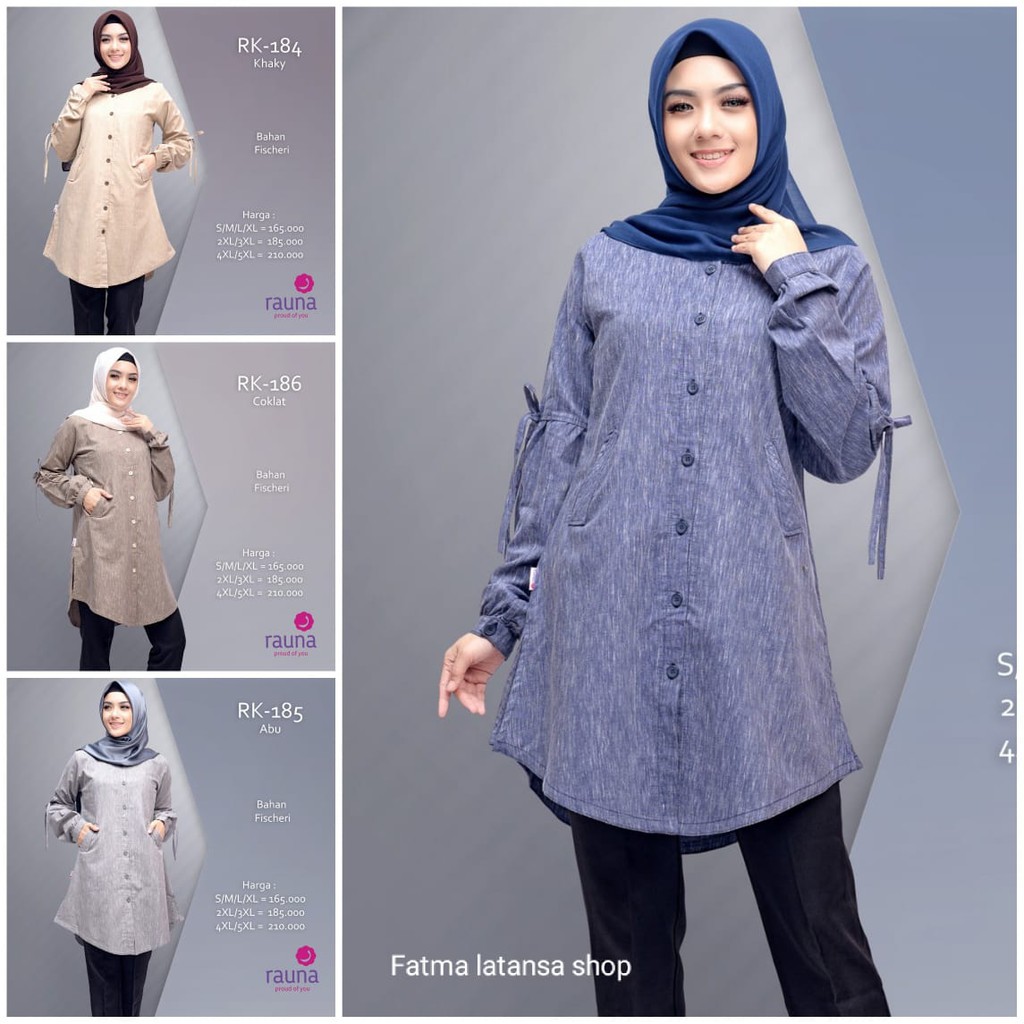 atasan rauna rk 184 / 185 / 186 / 187 / atasan wanita / tunik wanita / tunik rauna