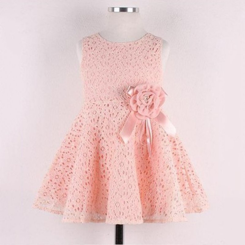Bobora Summer Toddler Baby Girls Kids Lace Floral Dress One Piece Party Dresses Shopee Indonesia
