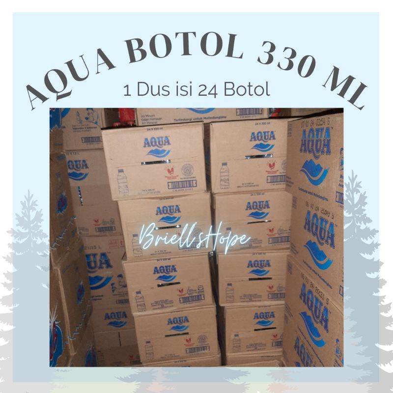 

GO Aqua Botol 330 mL Isi 24 Botol 1 Dus GRAB ONLY