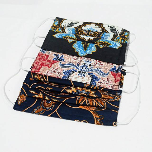 Fourfashion Masker Kain Batik 3 lapis