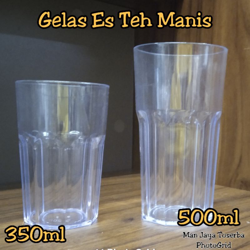Gelas Es Teh / Gelas Plastik / Gelas Mika 500ml