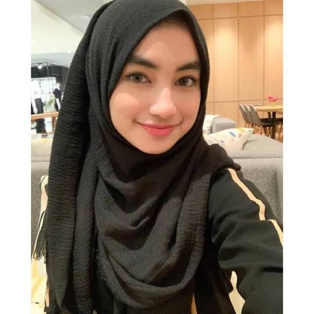 PASHMINA CRINKLE CRIMP COTTON SHAWL HIJAB PASMINA CRINKLE RAWIS NEGRO_WARNA1-3