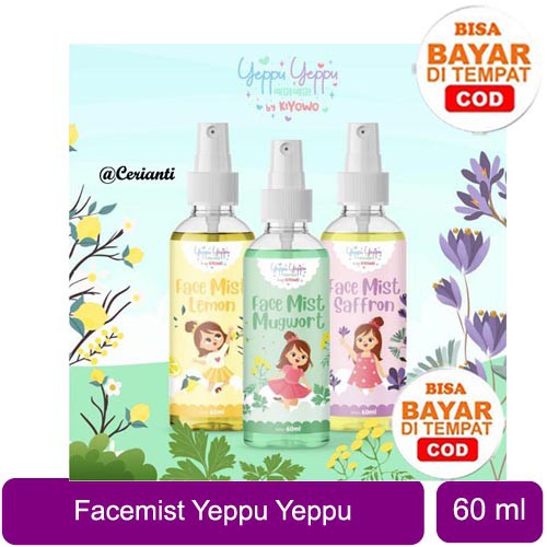 FACEMIST Toner  BPOM YEPPU BY KIYOWO 60 ml