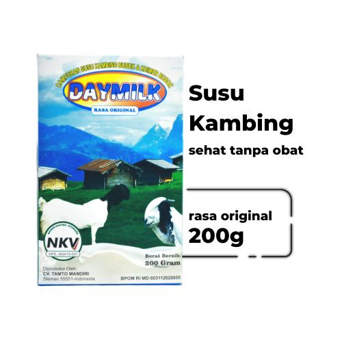 

susu kambing etawa bubuk Day Milk 200g rasa original sehat tanpa obat