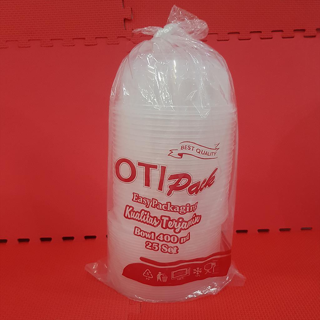 Thinwall 400ml Food Container Tempat Makan Plastik Mangkuk OTBS400